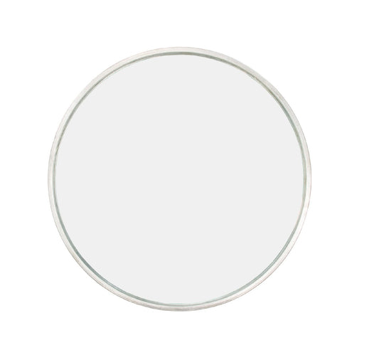 Silver Small Round Mirror