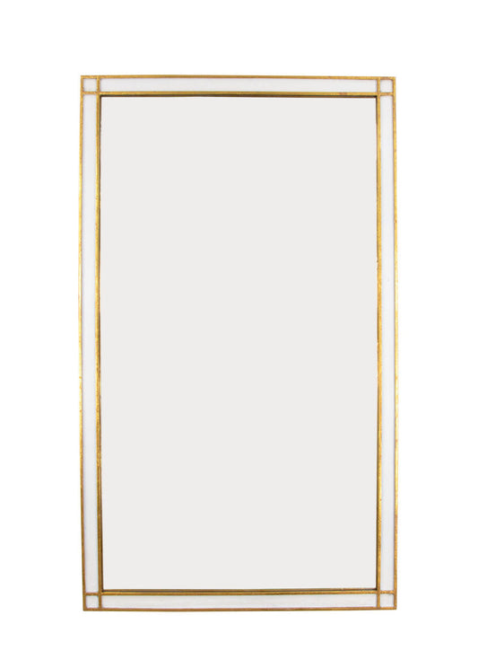 White and Gold Mirror