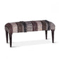 Marrakech Bench 42" Fluffy Black FMK-BN42-FB - Yanni Custom 