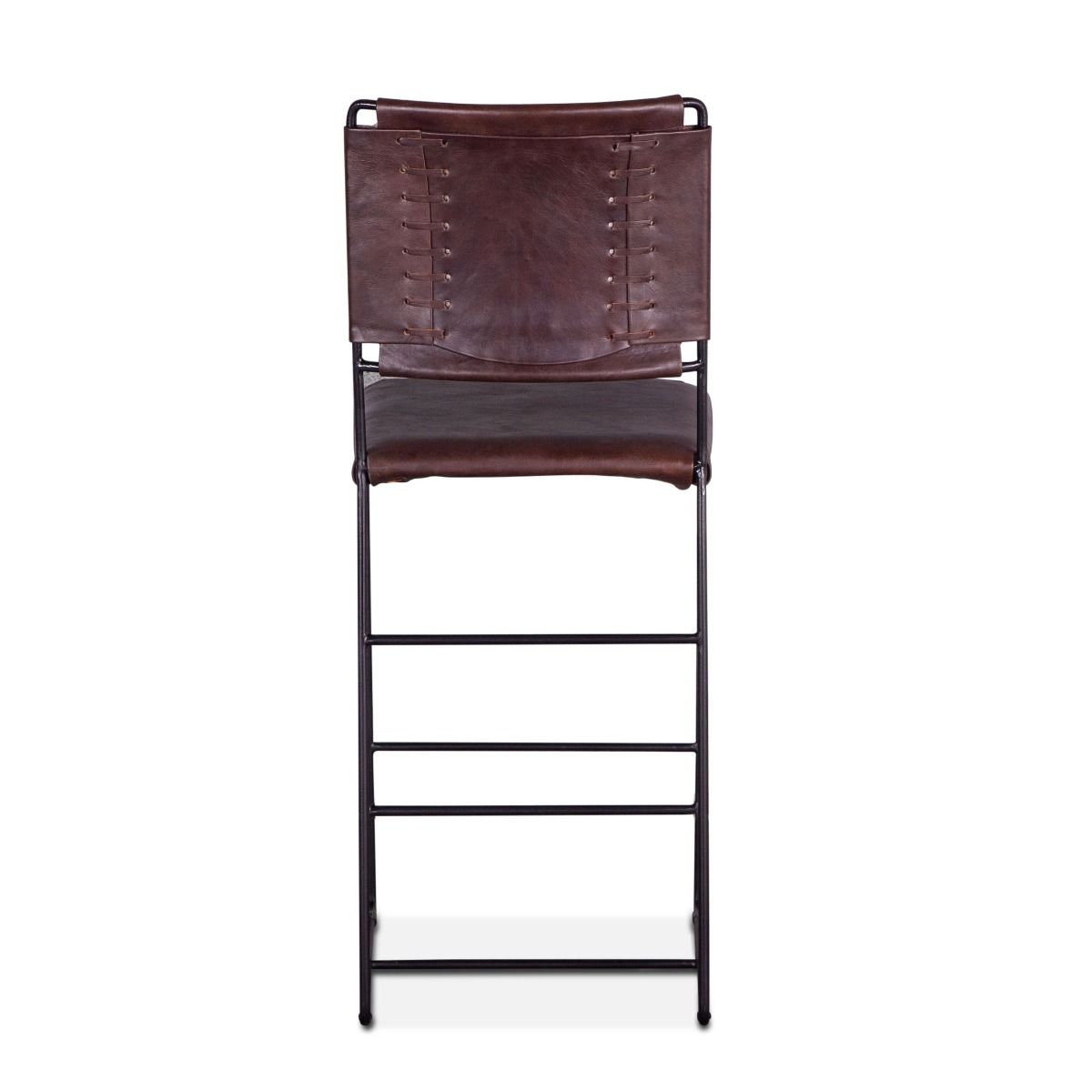 New York Bar Chair Chocolate Leather FNY-BC18-CH-GG