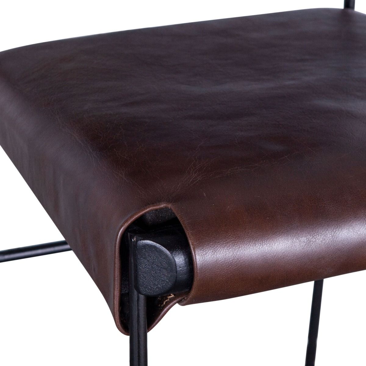 New York Bar Chair Chocolate Leather FNY-BC18-CH-GG