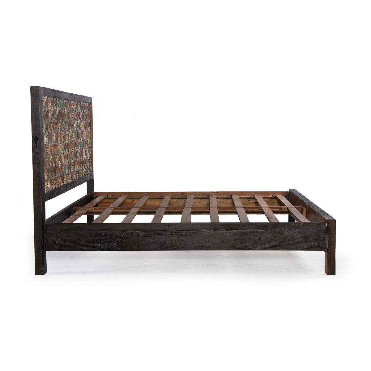 Rio Carved Teak Wood Queen Bed
