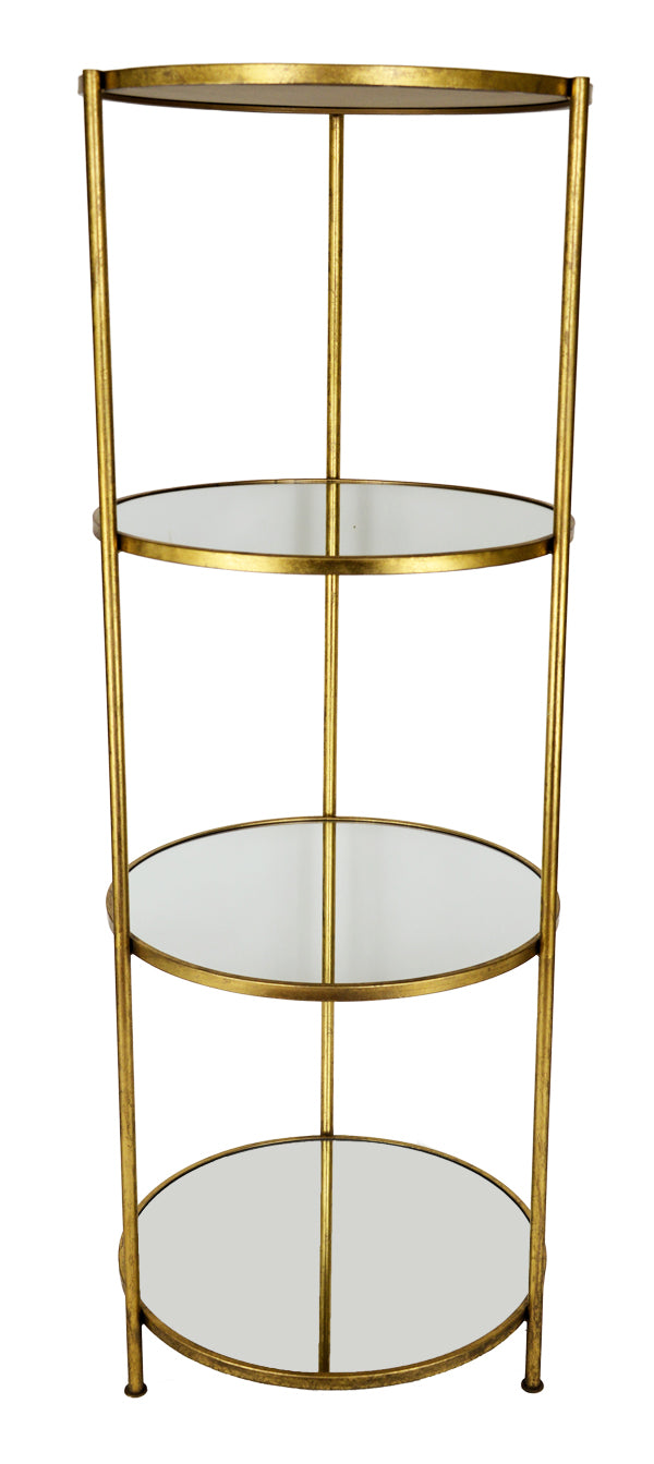 Gold Round Shelf