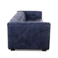 Milano Blue Leather Sofa SKU G201-34004-493