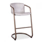 Portofino Leather Bar Chair Vintage White GPF-BC22VW - Yanni Custom 