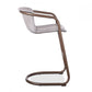 Portofino Leather Bar Chair Vintage White GPF-BC22VW - Yanni Custom 