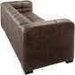Grenoble Medium Charcoal Leather Sofa GRB-004