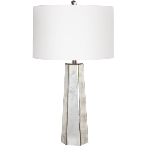 Perry 29" Antiqued Mirror Table Lamp