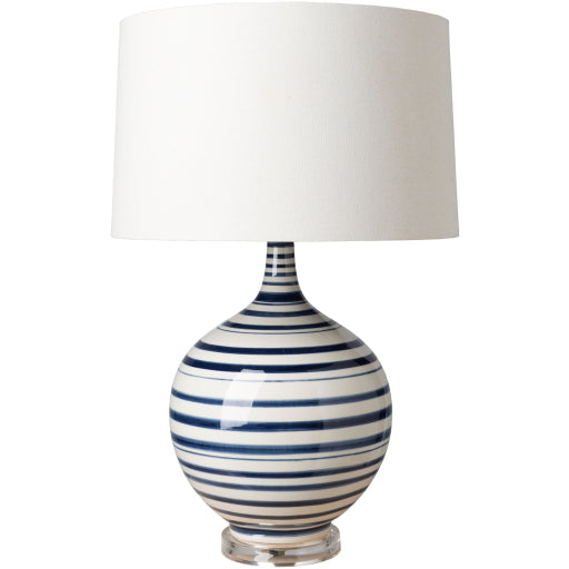 Tideline 27" Navy/White Table Lamp