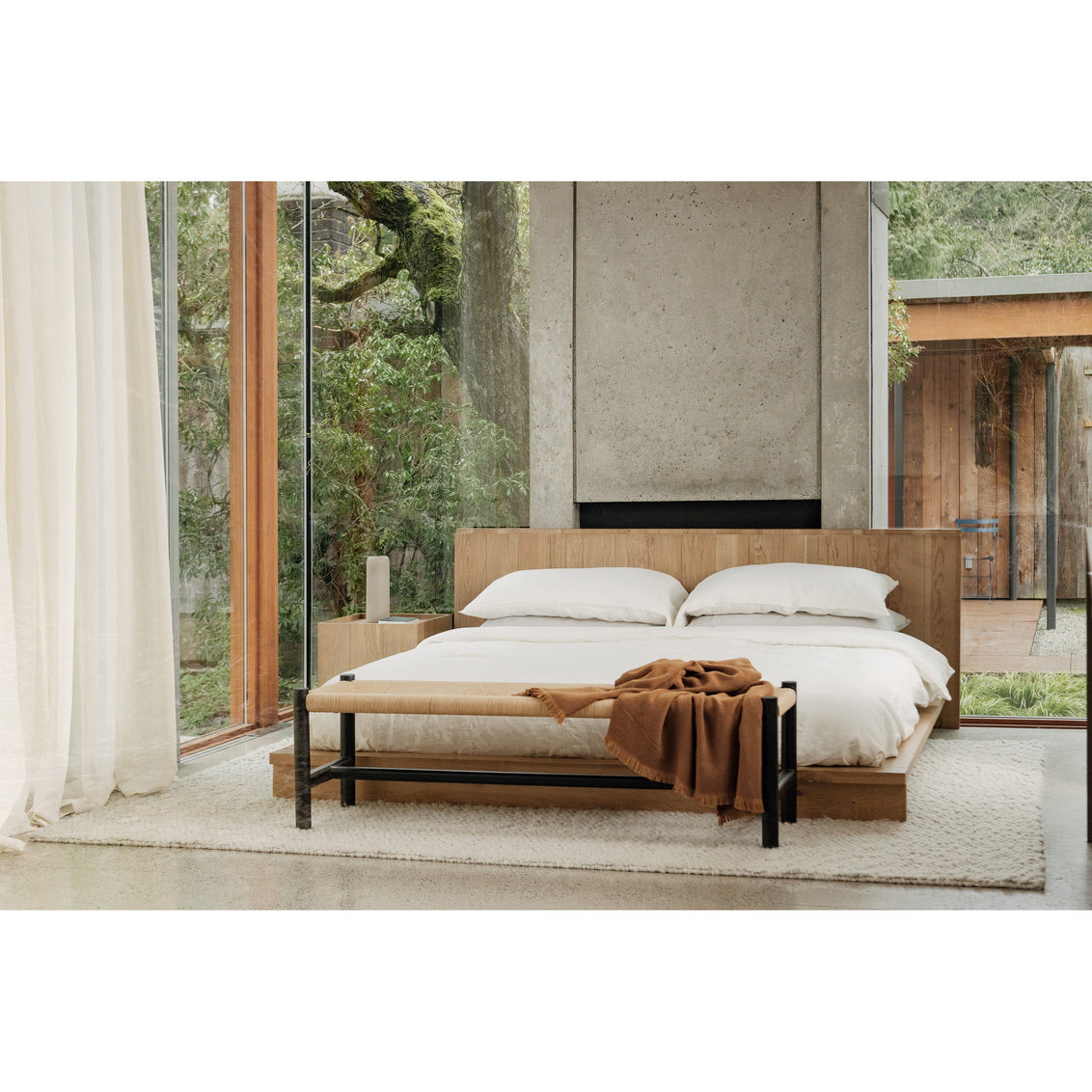 Plank Natural Bed, King SKU: RP-1041-24